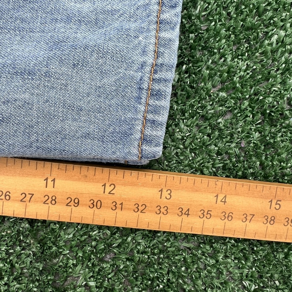 Vintage Nautica Jean Shorts Mens 33x13" Blue Front Cargo Drawstring Baggy 90s - Picture 7 of 8